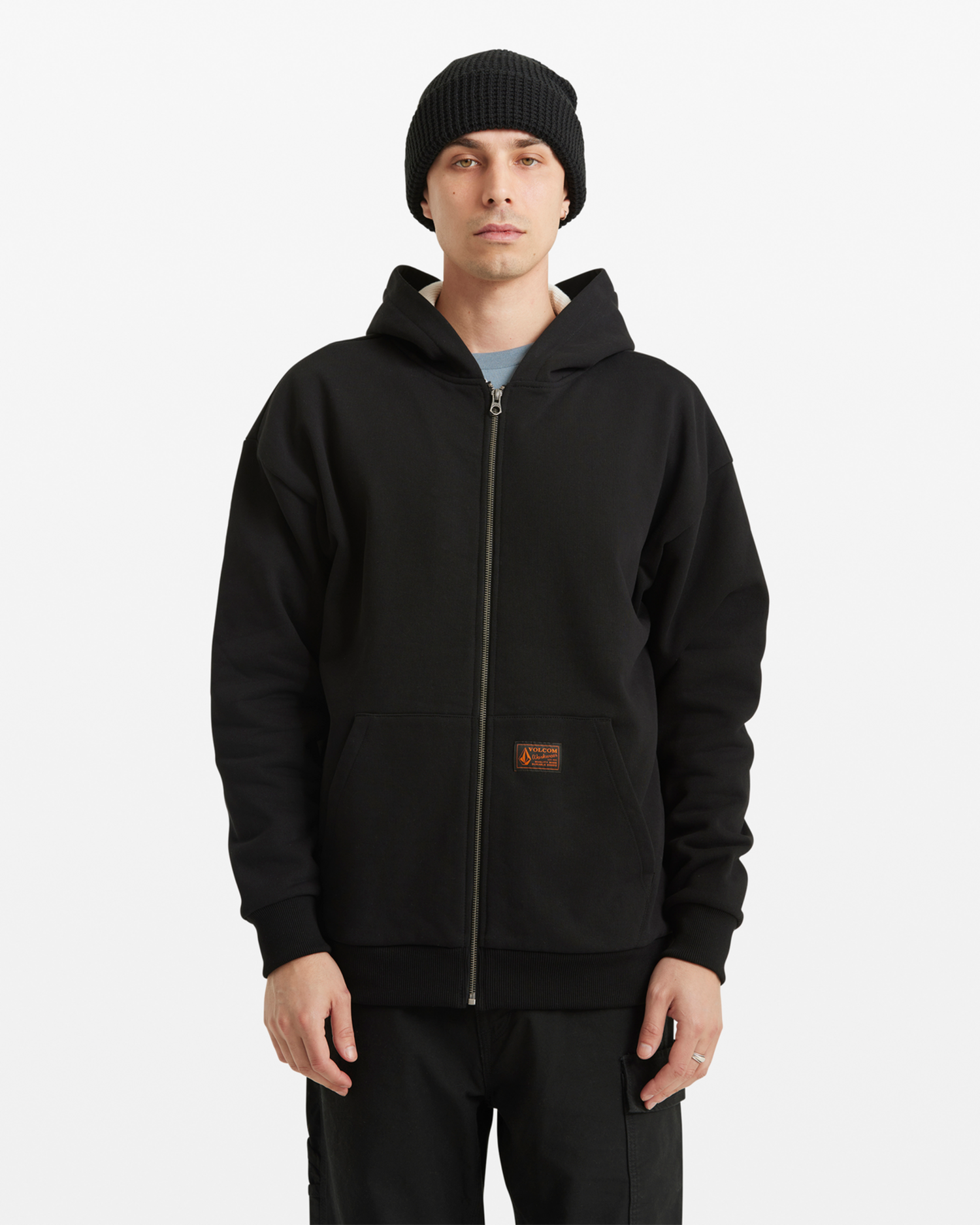 Volcom Axestone Workwear Lined Fleece (Mens) | Black - The Drop