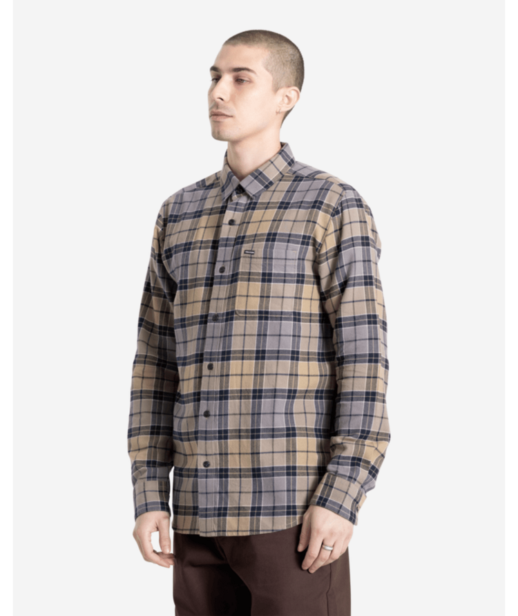 Volcom Volcom Cadenplaid Ls (Mens) | Khaki