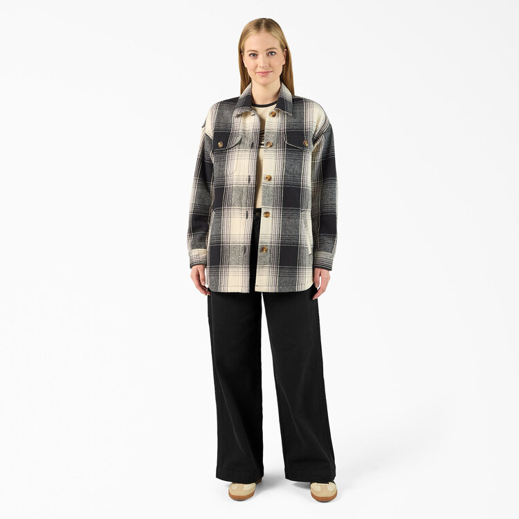 Dickies Dickies Flannel Plaid Shacket (Womens) | Black