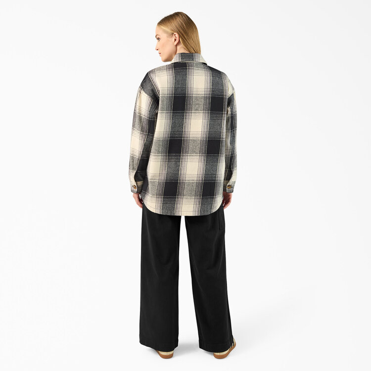 Dickies Dickies Flannel Plaid Shacket (Womens) | Black