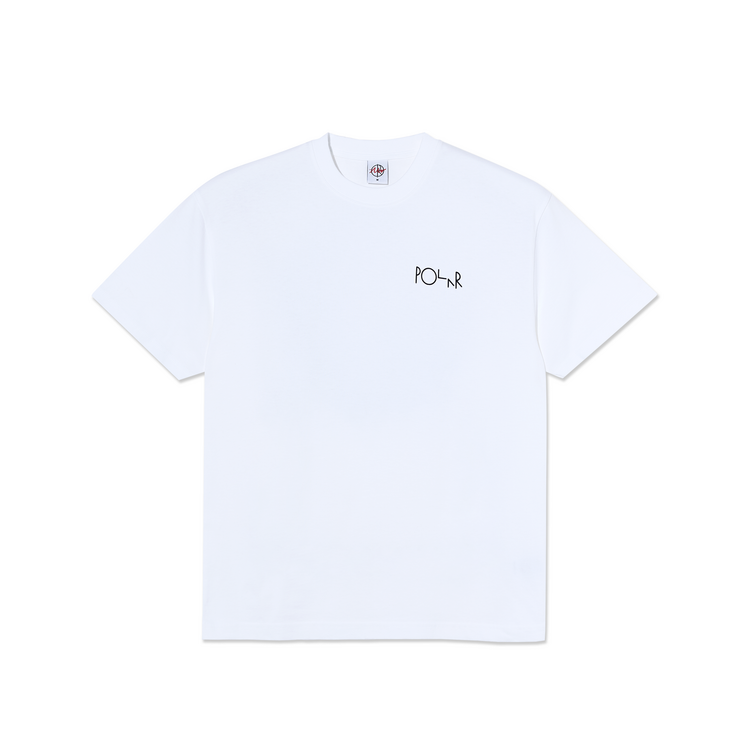 Polar Polar Happy Sad Fill Logo Tee | White