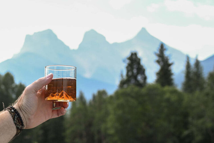 MTNPK MTNPK Tumbler Glass | Three Sisters