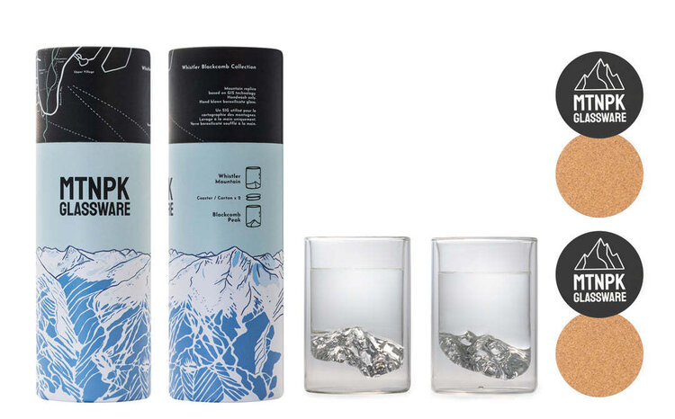 MTNPK MTNPK Pint Glass Collection | Whistler/Blackbomb