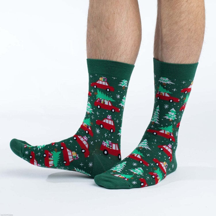 Good Luck Socks Good Luck Sock Christmas Trees Socks (Mens) | 7-12