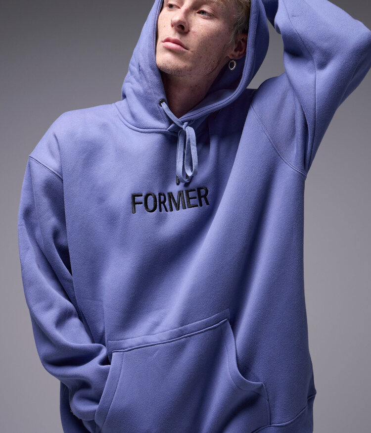 Former Former Legacy Embroidered Hood (Mens) | Violet