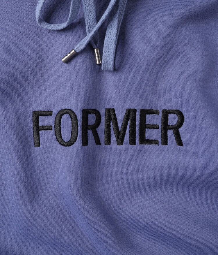 Former Former Legacy Embroidered Hood (Mens) | Violet