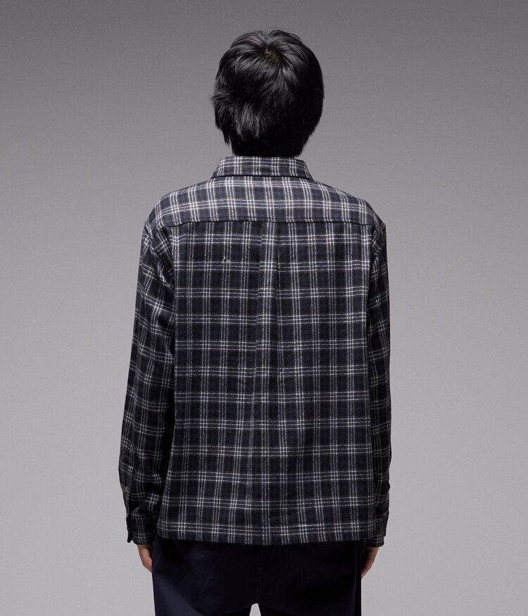 Former Former Vivian Flannel L/S Shirt (Mens) | Black
