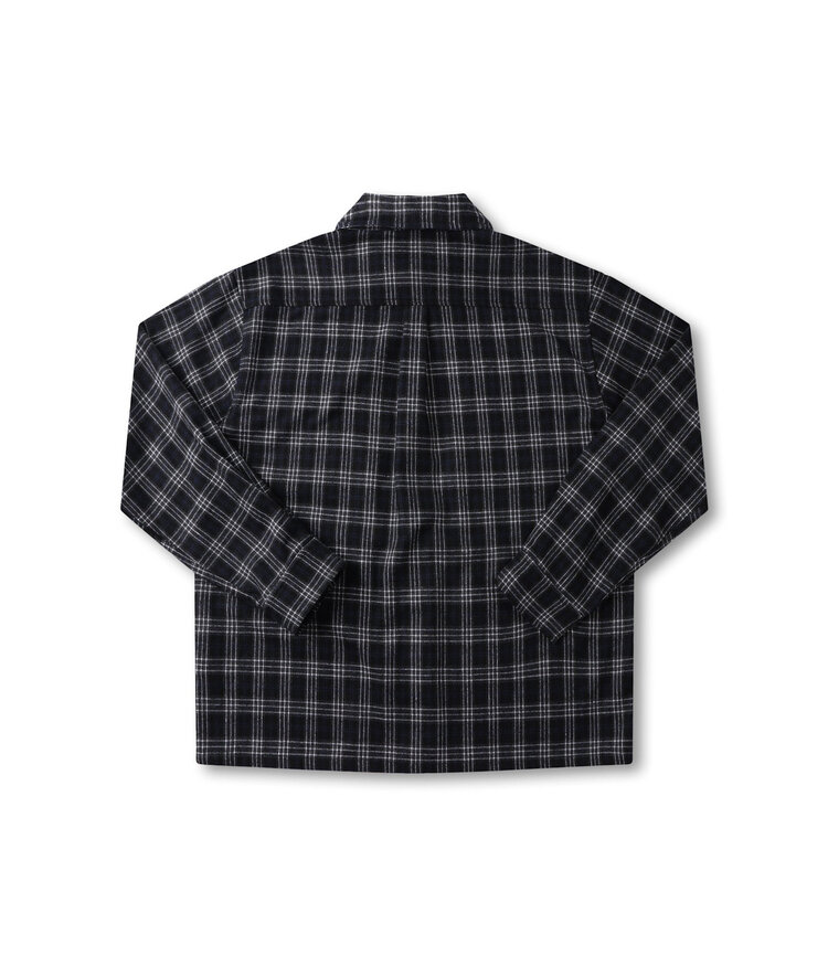 Former Former Vivian Flannel L/S Shirt (Mens) | Black