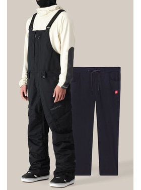 686 686 Smarty 3-In-1 Cargo Bib 2026 (Mens) | Black