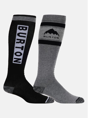 Burton Burton Weekend Midweight Socks 2-Pack 2026 (Mens) | True Black