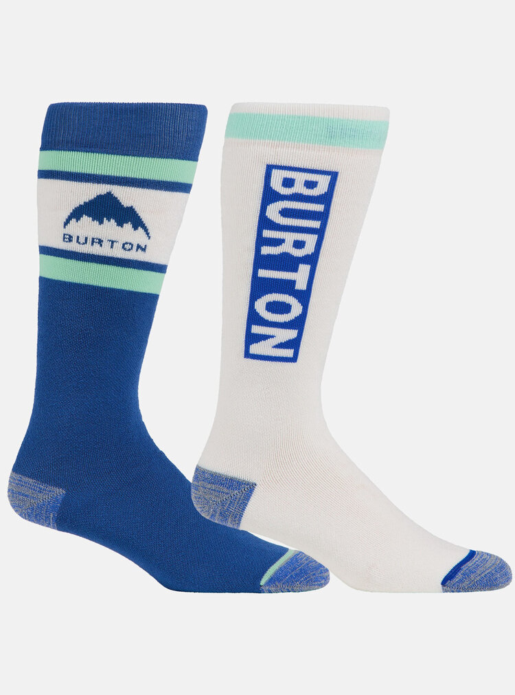 Burton Burton Weekend Midweight Socks 2-Pack 2026 (Womens) | Jake Blue/Light Teal