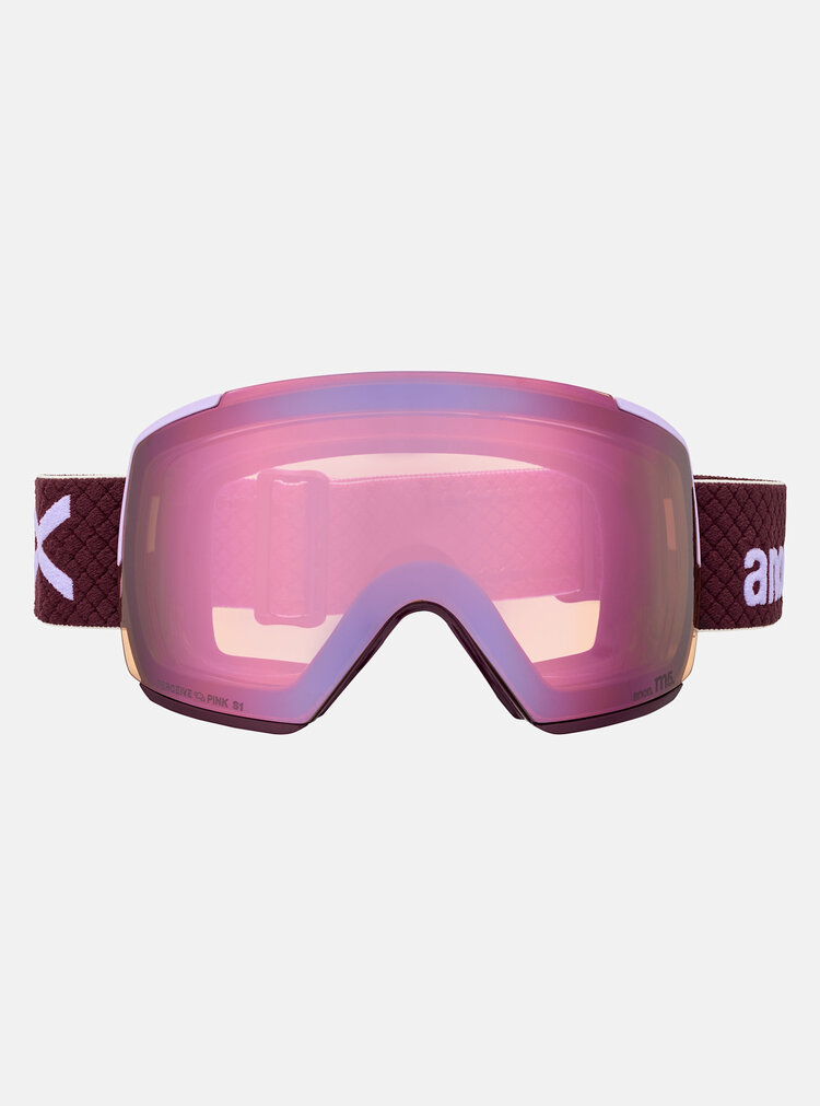 Anon Anon M5 Goggles 2026 | Deep Cherry/Perceive Cloudy Pink