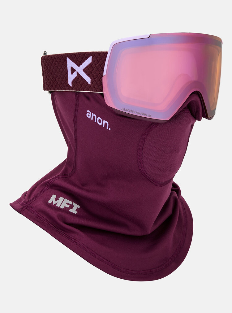 Anon Anon M5 Goggles 2026 | Deep Cherry/Perceive Cloudy Pink
