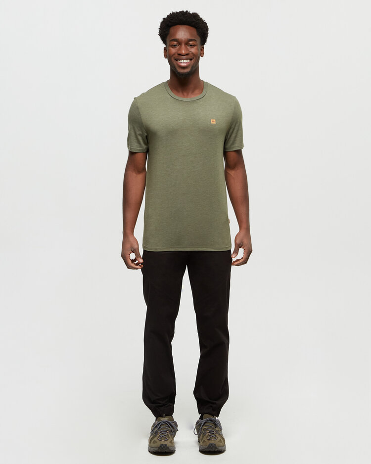Tentree Tentree Baker Tee (Mens) | Deep Olive Htr
