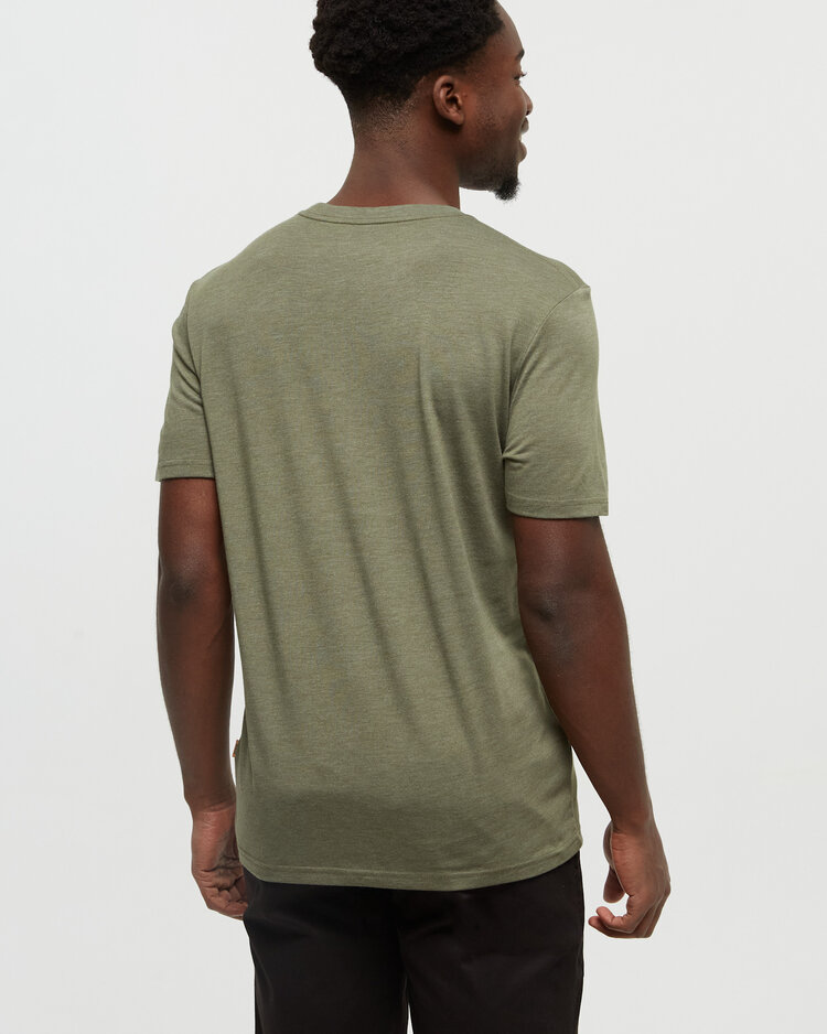 Tentree Tentree Baker Tee (Mens) | Deep Olive Htr