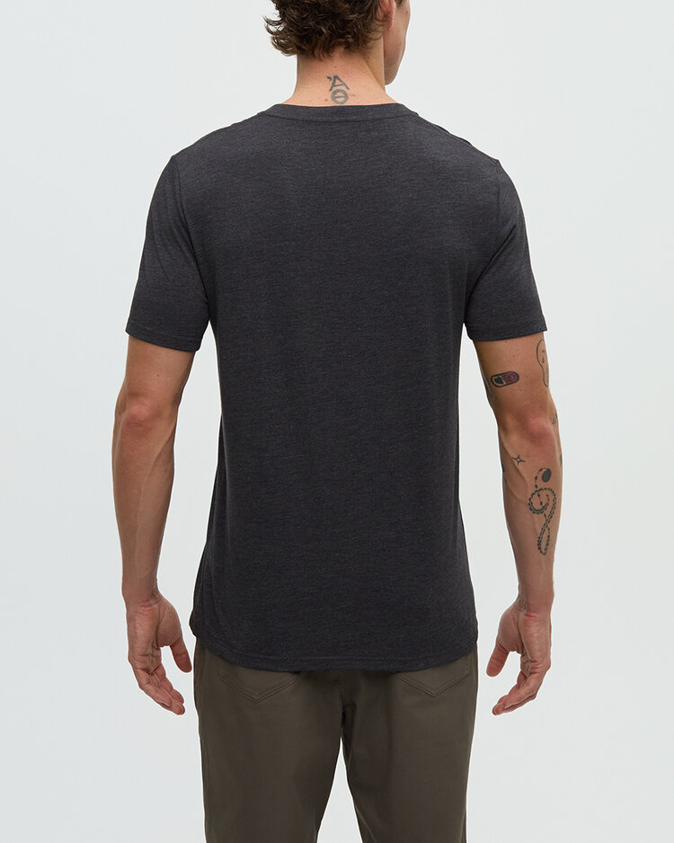 Tentree Tentree Embroidered Ten Tee (Mens) | Meteorite Black Htr
