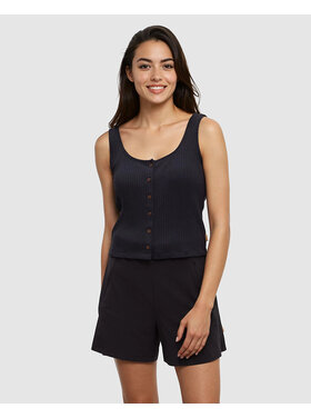 Tentree Tentree Moraine Tank (Womens) | Meteorite Black