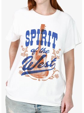 Girl Dangerous Girl Dangerous Spirit Of The West Vintage Tee | White