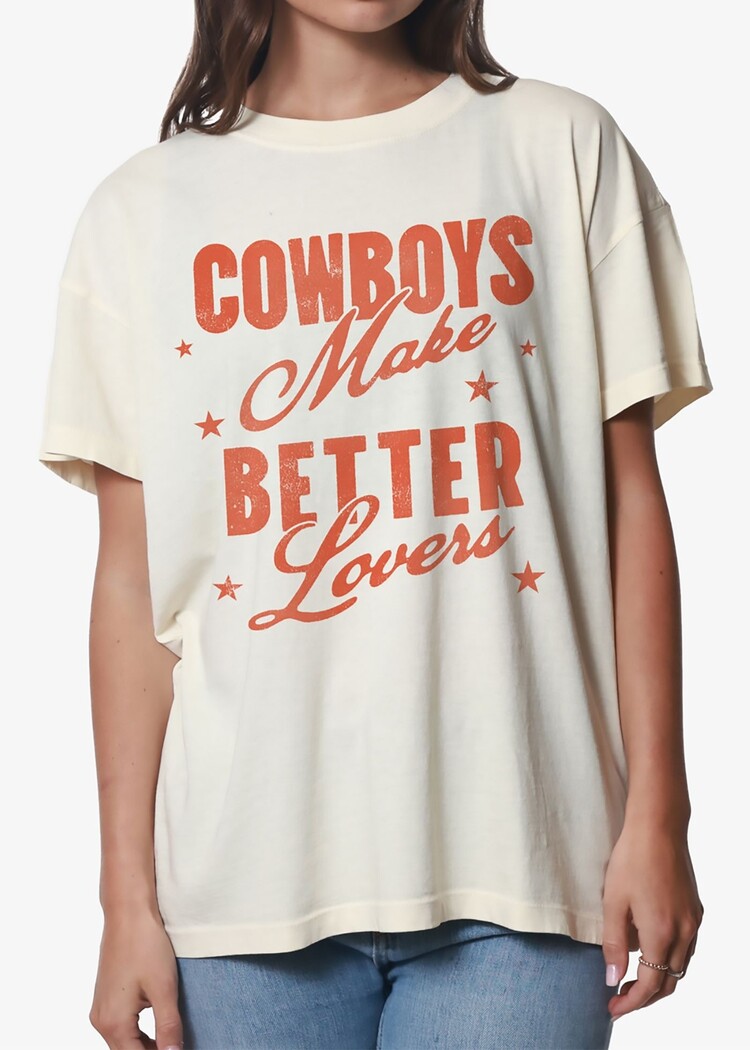 Girl Dangerous Girl Dangerous Cowboys Make Better Lovers Os Tee | Off White