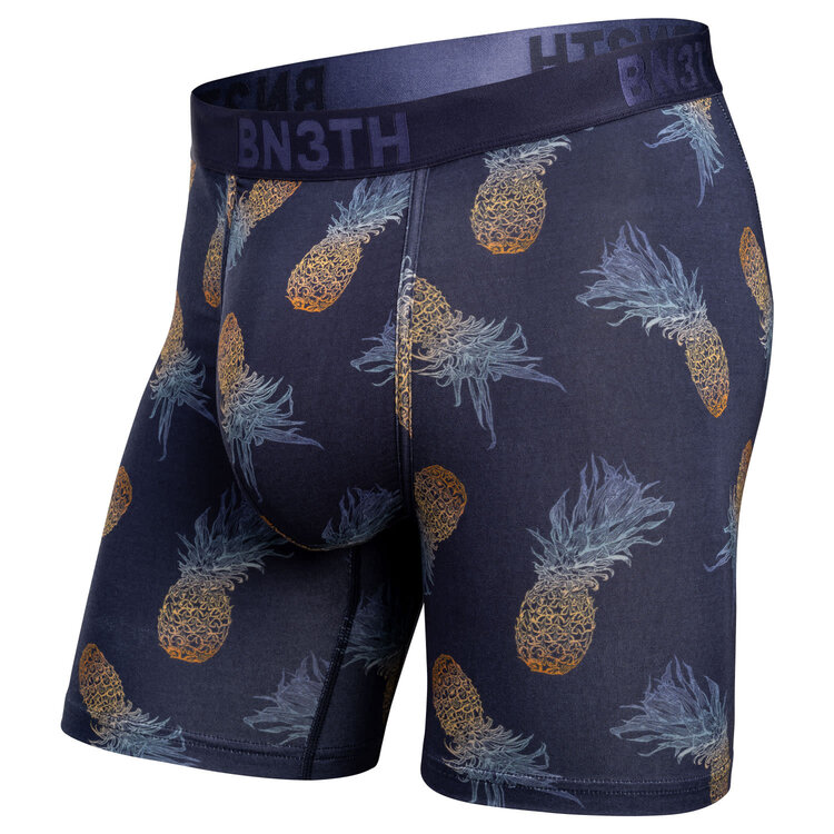 BN3TH Bn3Th Classic Icon Boxer Brief Print | Pineapple Ombre-Dark Navy