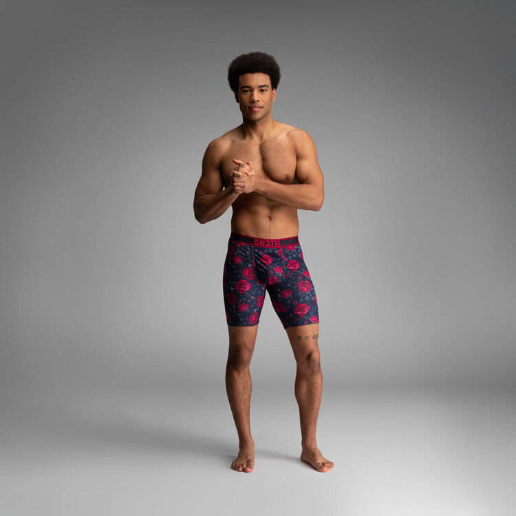 BN3TH Bn3Th Flex Max Boxer Brief | Roses-Dark Navy