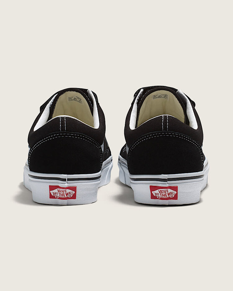Vans Vans Old Skool Velcro (Unisex)|(Suede/Canvas) Black/True White