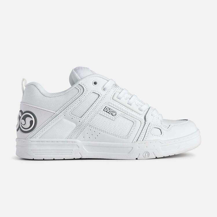 DVS Dvs Comanche (Mens) | White/White/Grey Leather