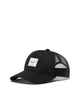 Herschel Herschel Whaler Cotton Mesh Cap (Youth) | Black
