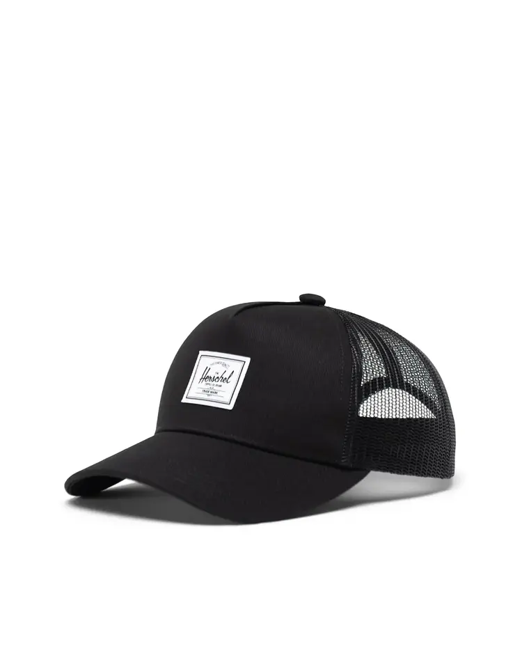 Herschel Herschel Whaler Cotton Mesh Cap (Youth) | Black