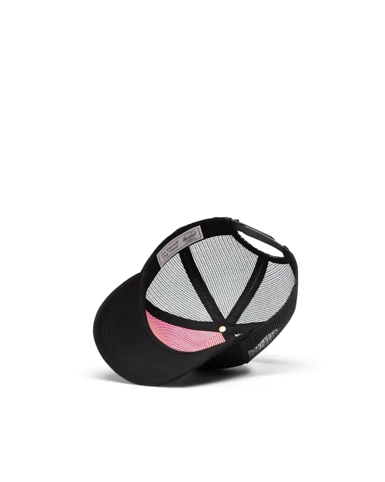 Herschel Herschel Whaler Cotton Mesh Cap (Youth) | Black