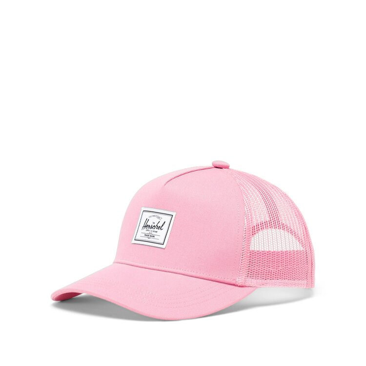 Herschel Herschel Whaler Cotton Mesh Cap (Youth) | Cashmere Rose