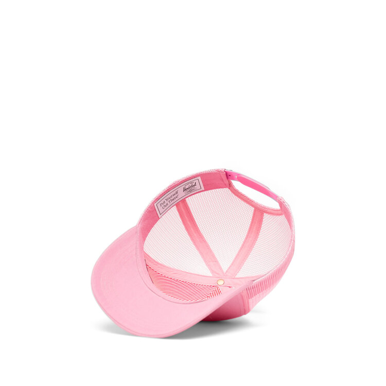 Herschel Herschel Whaler Cotton Mesh Cap (Youth) | Cashmere Rose