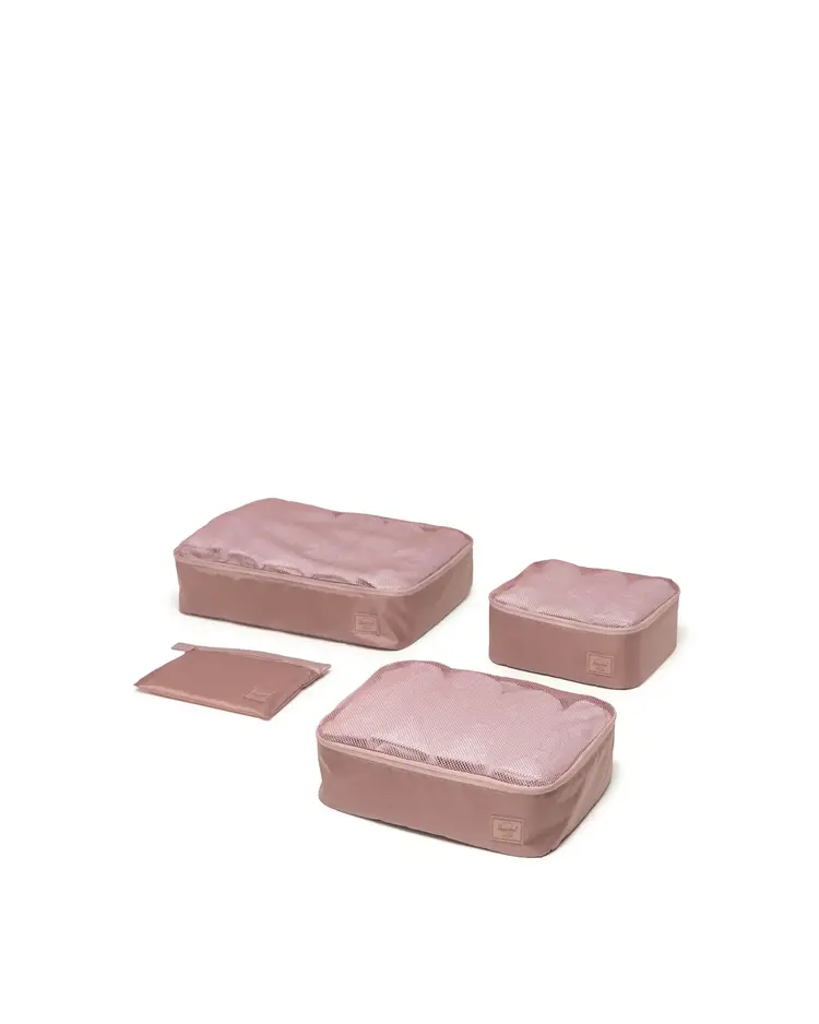 Herschel Herschel Kyoto Packing Cubes (Unisex) | Ash Rose Tonal