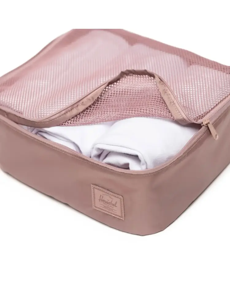 Herschel Herschel Kyoto Packing Cubes (Unisex) | Ash Rose Tonal