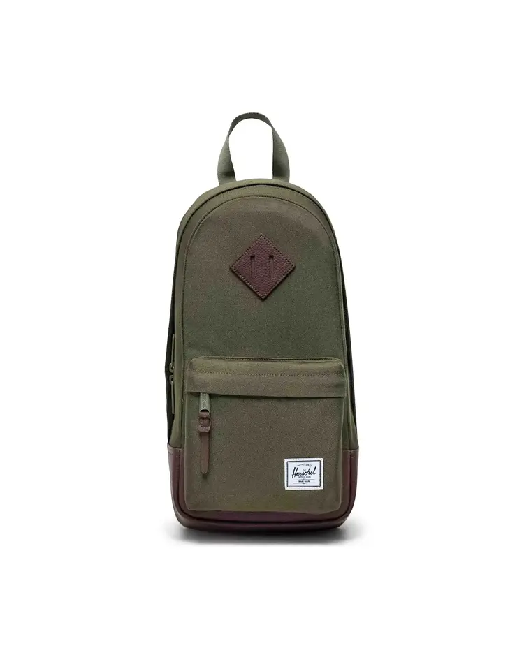 Herschel Herschel Heritage Shoulder Bag (Unisex) | Ivy Green/Chicory Coffee