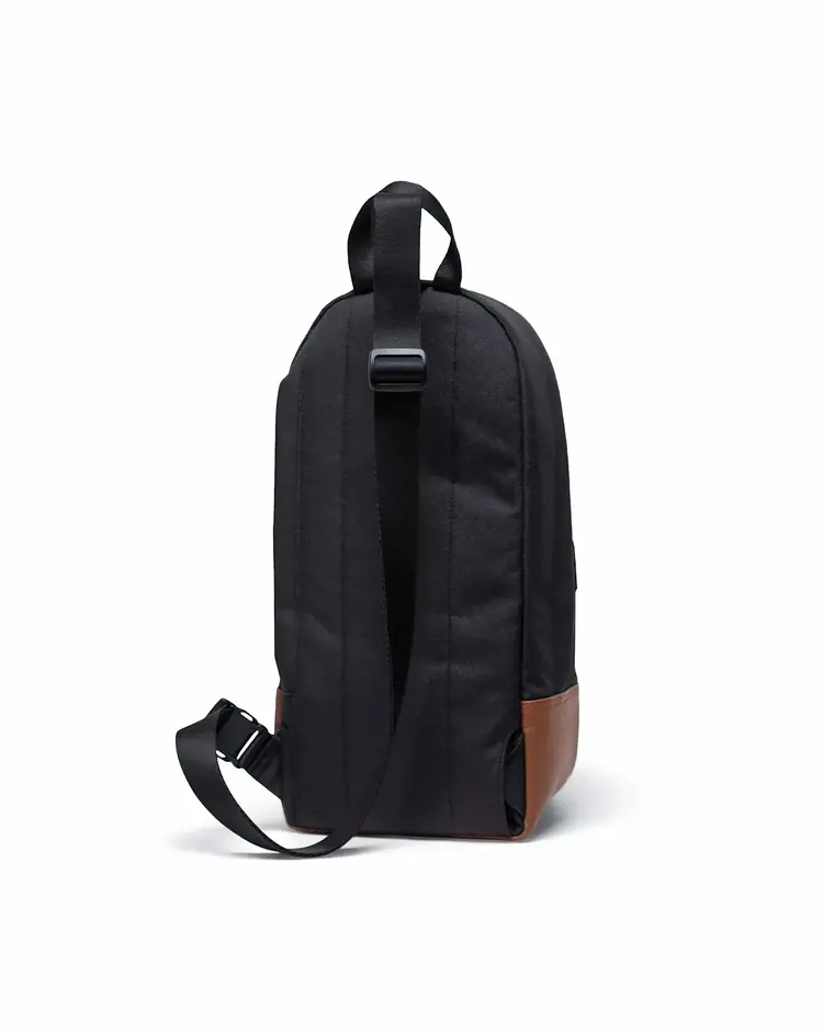 Herschel Herschel Heritage Shoulder Bag (Unisex) | Black/Tan