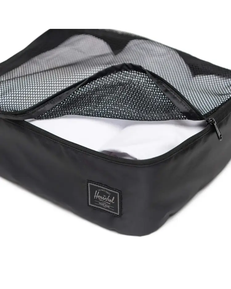 Herschel Herschel Kyoto Packing Cubes (Unisex) | Black Tonal