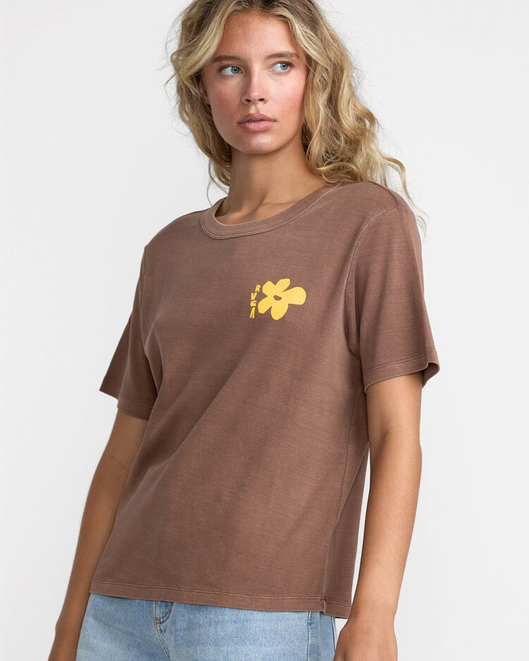RVCA Rvca Daily Tee (Womens) | Coffee Bean