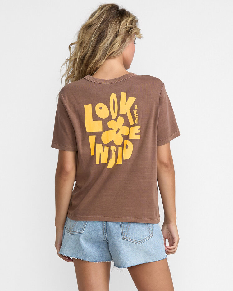 RVCA Rvca Daily Tee (Womens) | Coffee Bean