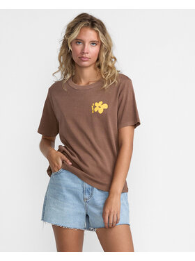 RVCA Rvca Daily Tee (Womens) | Coffee Bean
