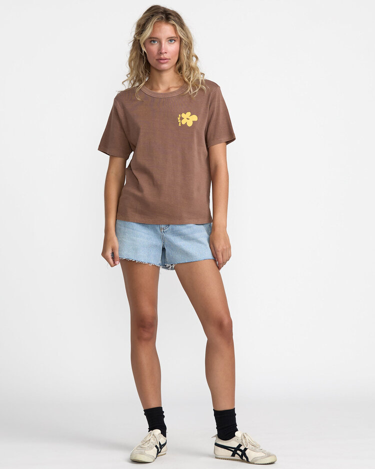RVCA Rvca Daily Tee (Womens) | Coffee Bean