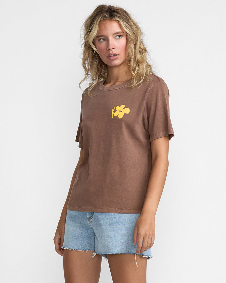 RVCA Rvca Daily Tee (Womens) | Coffee Bean