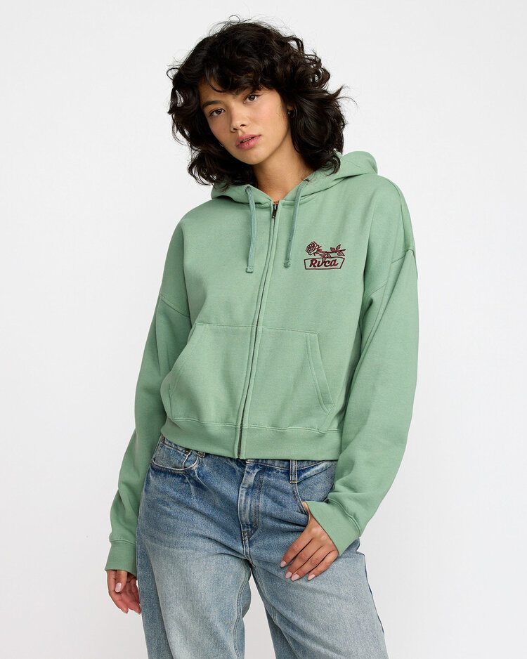 RVCA Rvca Court Hoodie (Womens) | Sea Green