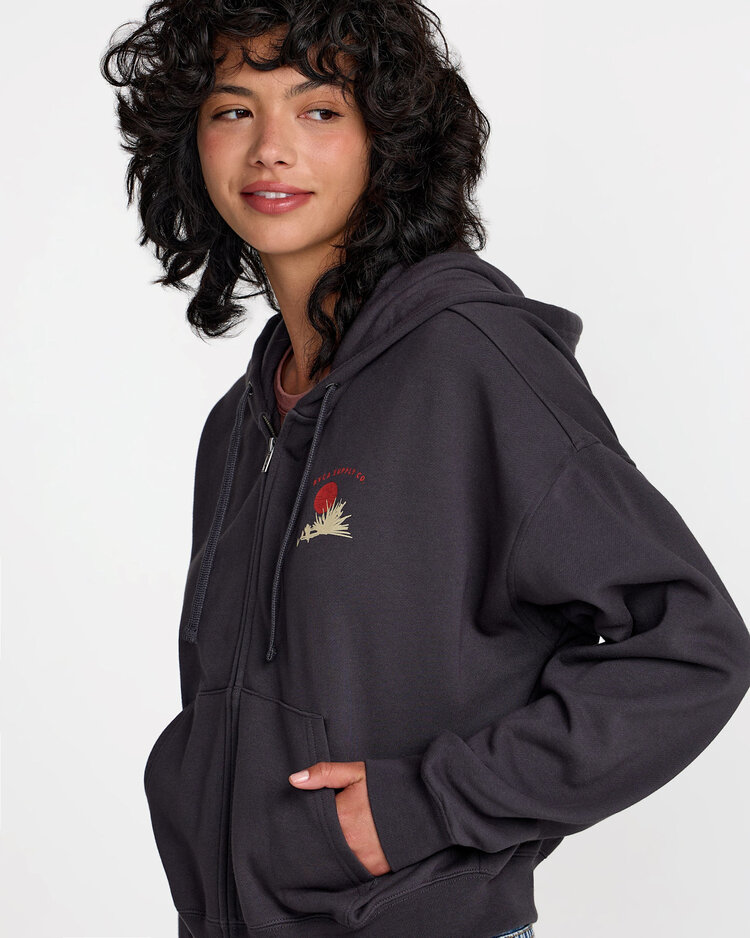 RVCA Rvca Court Hoodie (Womens) | Washed Black
