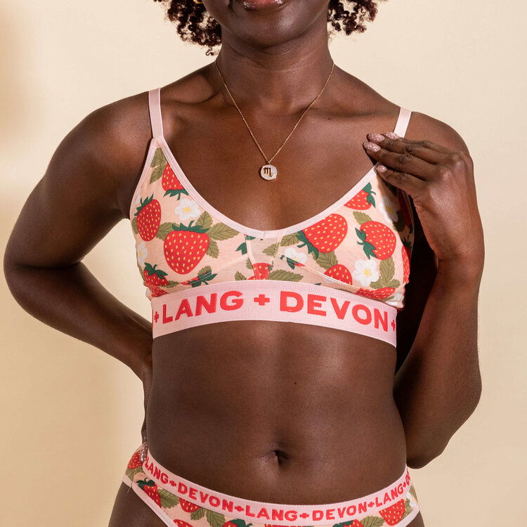 Devon + Lang Devon + Lang Bria Bralette (Womens) | Wild Strawberry