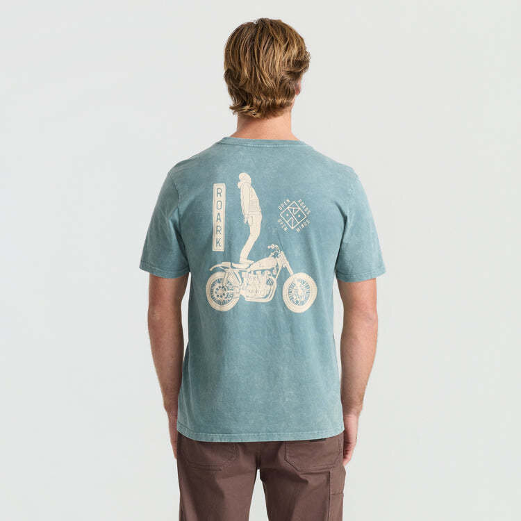 Roark Roark Ghostrider Tee (Mens) | Slate Green