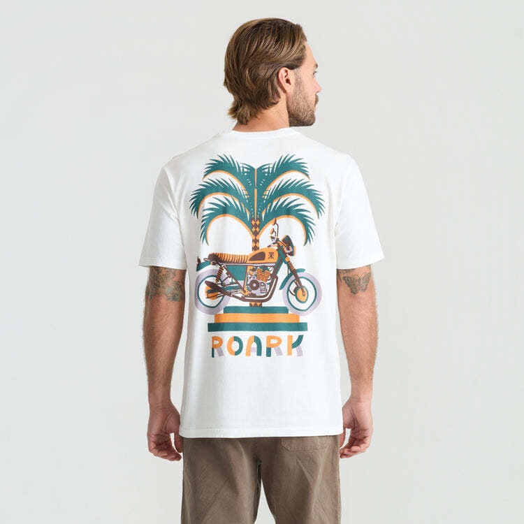 Roark Roark Moto Palm Tee (Mens) | Off White