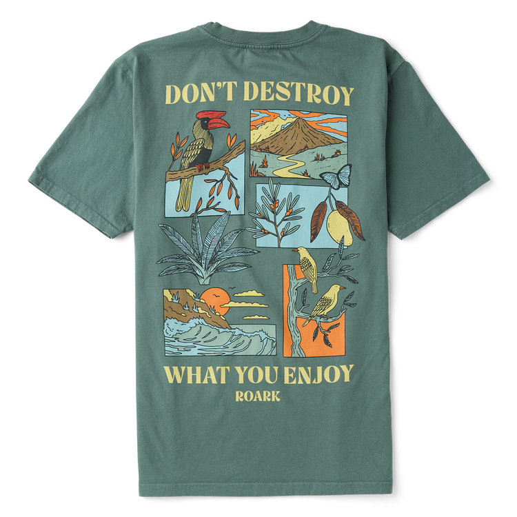 Roark Roark Enjoy Tee (Mens) | Slate Green