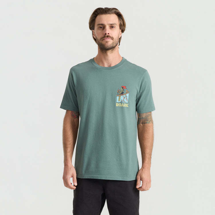 Roark Roark Enjoy Tee (Mens) | Slate Green