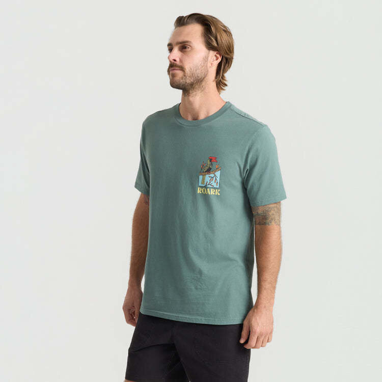 Roark Roark Enjoy Tee (Mens) | Slate Green